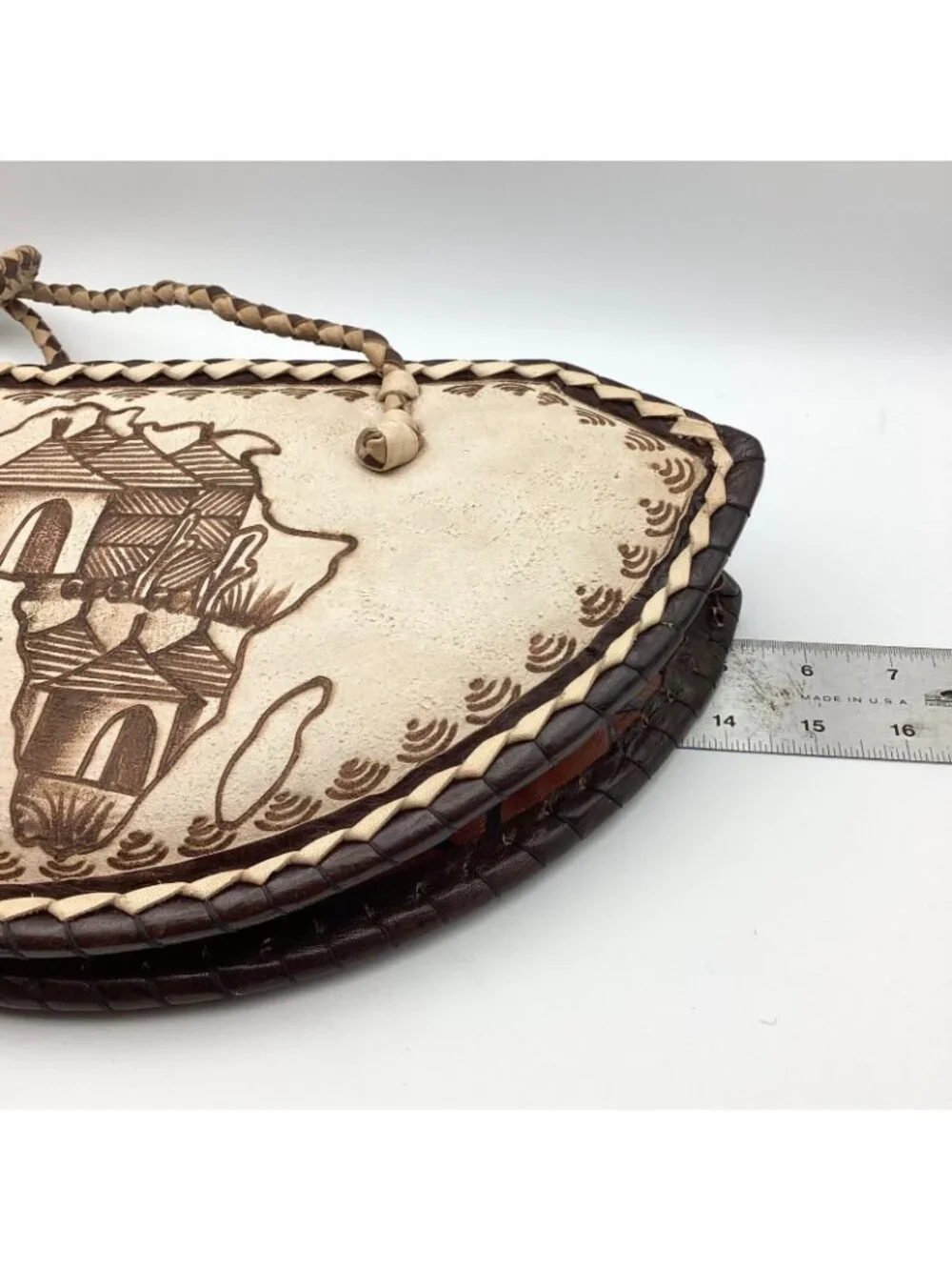 African Burkina Hand Crafted Shoulder Bag-RARE NOS